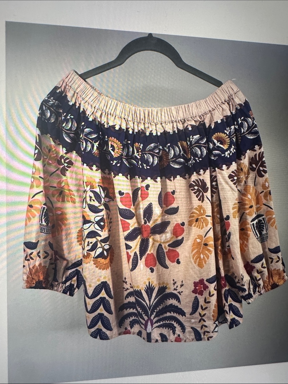 nwt Farm Rio off shoulder top